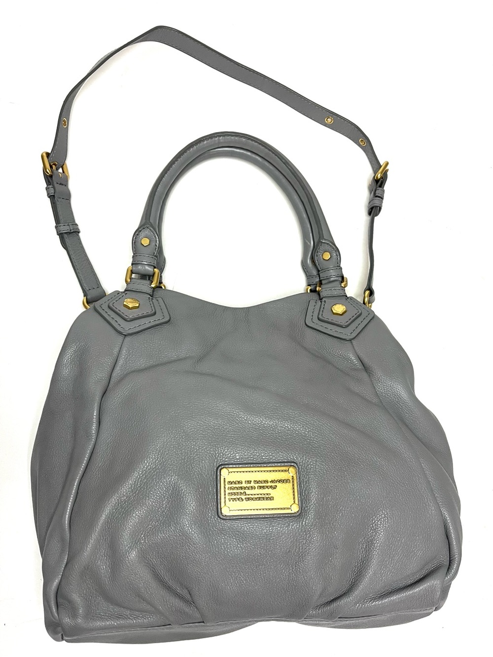Marc by Marc Jacobs Classic Q Francesca Tote in Gray Leather - Picture 7 of 13